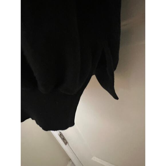 Planet By Lauren G Pima Cotton Sweater OS Boho Lagenlook Comfy Black Luxury - Picture 5 of 6